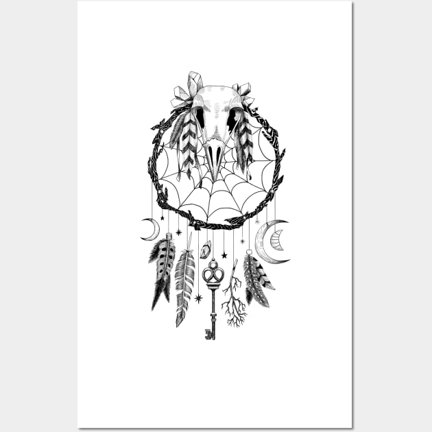 Boho Dreamcatcher Wall Art by fears